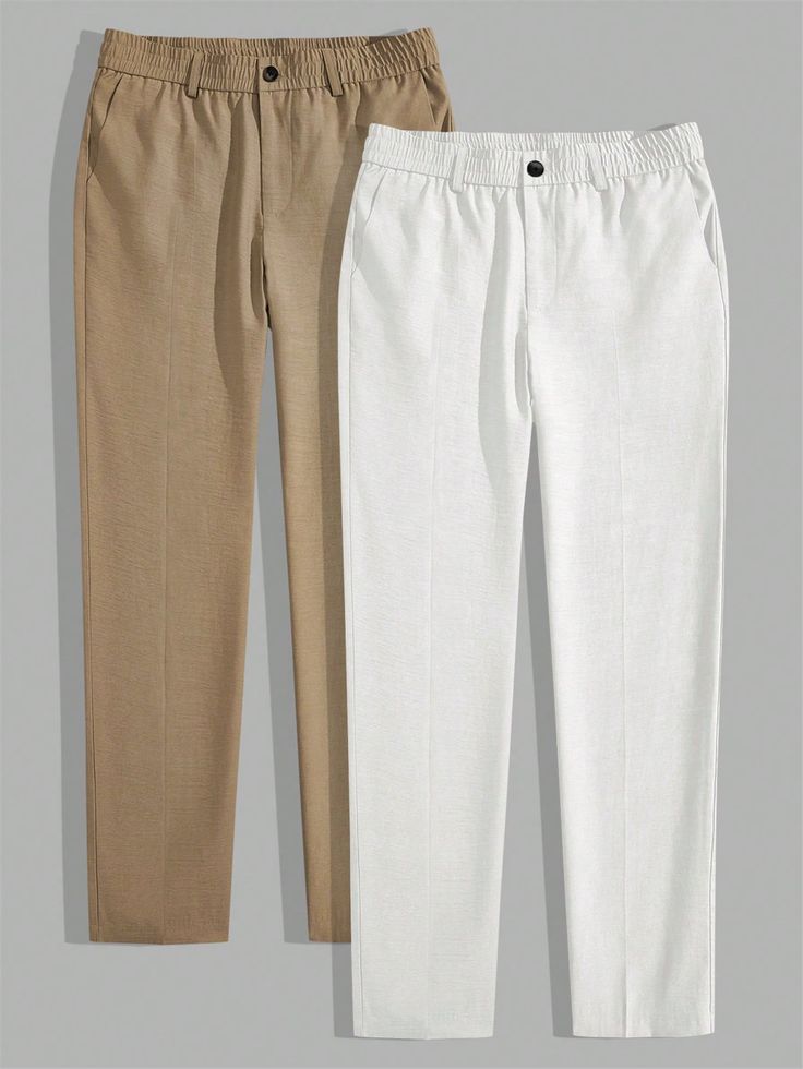 Tailored trousers in brown